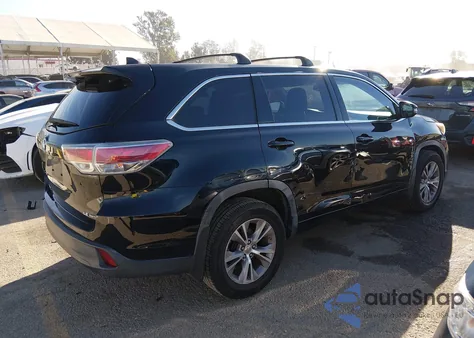 2015 Toyota Highlander Le Plus V6 z USA, uszkodzony, nr VIN 5TDBKRFHXFS095919